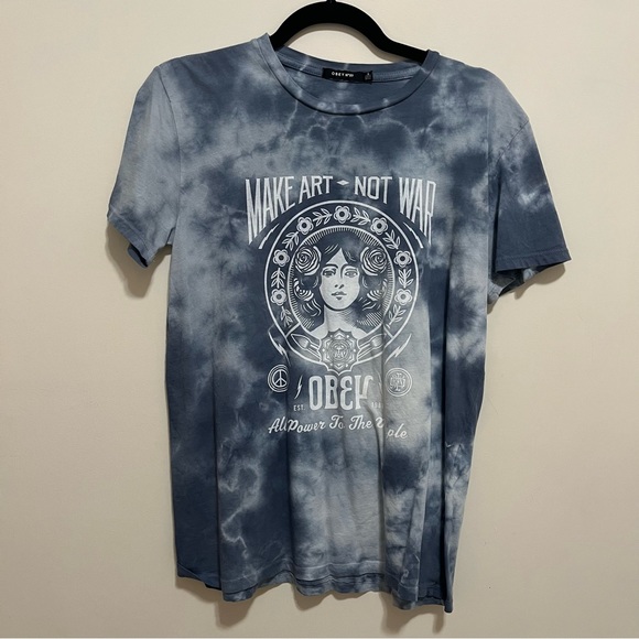 Obey Make Art Not War T-Shirt - Picture 1 of 3